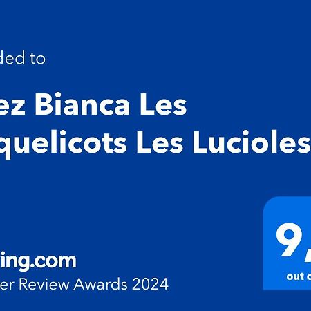 멍똥 Chez Bianca Les Coquelicots Les Lucioles 아파트 외부 사진
